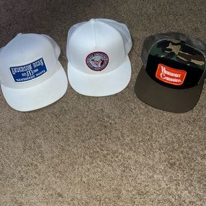 Three Western hats